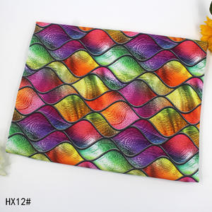 ผ้าถักลายสีรุ้งไล่ระดับสีผ้าฝ้ายพิมพ์ดิจิตอลสีรีแอ็กทีฟจากโรงงานในจีน - Product Image 1