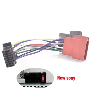 Suitable for the new Sony JVC car stereo modified CD tail wire conversion ISO lossless cable harness