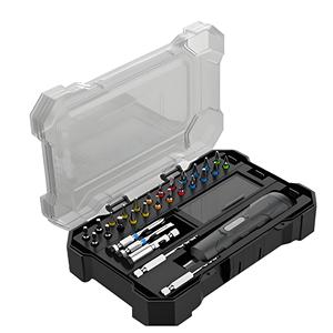 Mini Destornillador Recargable, Multifuncional, con Batería de Iones de Litio, Kit de Herramientas Eléctricas NSCD-N037, Diseño Compacto, se Guarda Fácilmente en la Herramienta - Product Image 1