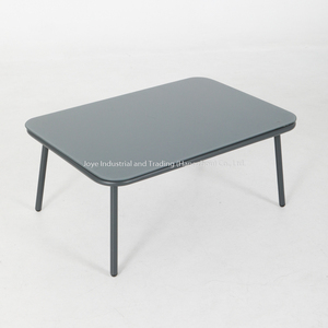 Ensemble de salon de jardin moderne en acier et corde, 4 pièces, pour jardin et cour - Product Image 4