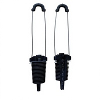 Serre-câbles en nylon PA66 résistant aux UV avec pièces en acier inoxydable 304 pour la fixation de câbles aériens en extérieur