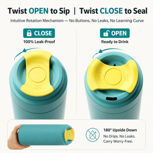 <span class=keywords><strong>Mug</strong></span> de voyage isotherme en acier inoxydable de 600 ml, anti-fuite, à double paroi sous vide, avec couvercle rotatif, performance thermique de 12 à 24 heures - Product Image 2