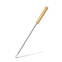 Prix d'usine, brochettes de barbecue portables miniatures en acier inoxydable 430 pour viande rôtie, aliments, etc.