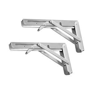 Support d'étagère pliable en acier inoxydable 304 Zuogang avec ressort, support d'angle droit pour rangement - Product Image 2
