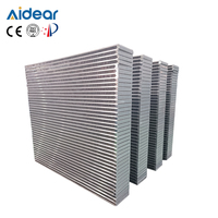 Échangeur de chaleur à plaques à ailettes pour refroidisseur d'huile, système de refroidissement de compresseur, radiateur pour compresseurs d'air à vis