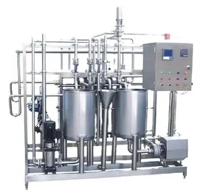 מוצר חלב ביצוע מכונת עיבוד חלב ציוד עיבוד שמנת מפריד חלב uht פיסטור קו ייצור יוגורט