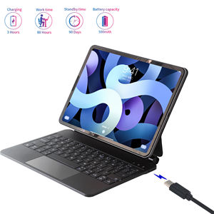 <span class=keywords><strong>Clavier</strong></span> magique personnalisé d'usine, nouveau, <span class=keywords><strong>pas</strong></span> <span class=keywords><strong>cher</strong></span>, vente en gros en Chine, pour <span class=keywords><strong>iPad</strong></span> <span class=keywords><strong>Air</strong></span> 4/5e génération, sans fil, ultra fin, pavé tactile USB-C - Product Image 3