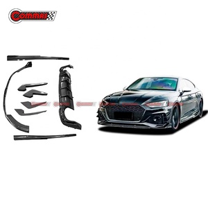 Actualización de fibra de carbono seca a <span class=keywords><strong>precio</strong></span> de fábrica a Kit de carrocería de estilo CSS para <span class=keywords><strong>Audi</strong></span> RS5 Kit de carrocería de falda lateral de labio trasero delantero - Product Image 1