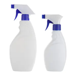 Detergente de plástico mate HDPE vacío, atomizador de Alcohol, 300ml, 500 ml, 16oz, limpiador de habitación, botella pulverizadora de niebla de agua, pulverizador de gatillo de 500 ml