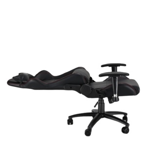 Chaise <span class=keywords><strong>de</strong></span> <span class=keywords><strong>jeu</strong></span> ergonomique à dossier haut en cuir synthétique, chaise <span class=keywords><strong>de</strong></span> bureau pour PC avec réglage <span class=keywords><strong>de</strong></span> la hauteur à 3 niveaux, pivotante, bascule, appui-tête - Product Image 2