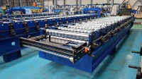 Machine de formage de tôles trapézoïdales entièrement automatique, machine de fabrication de tuiles métalliques en acier galvanisé