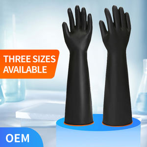 Gants en latex très vendus, résistants aux acides et aux alcalis, résistants aux perforations, antidérapants, imperméables, durables, hautement élastiques, 35-55 cm - Product Image 4