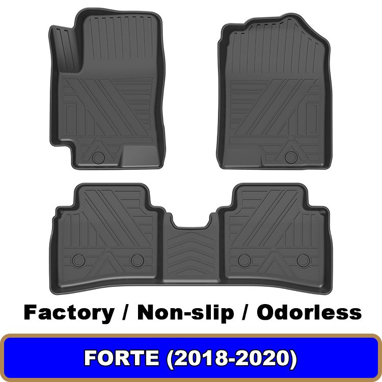 Pour Kia FORTE 2018-2020 Tapis de voiture TPE
