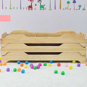 Moetry Custom Design Letto In Legno Daycare Per Mobili Per Bambini Impilabile Risparmio di Spazio Culle per Creche - Product Image 6