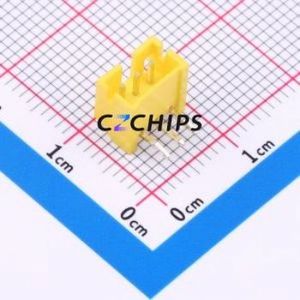 HC-PH-3AWD-Y-K-10 Wire-to-Board Pin Header Bent Lead Through Hole,P=2mm Connector 1x3P 2mm Right Angle Insert PH - Product Image 1