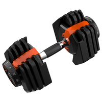 Haltères réglables de 32 lb, 47,5 lb, 15 kg, 22 kg, nouvelle conception, équipement de musculation, vente en gros