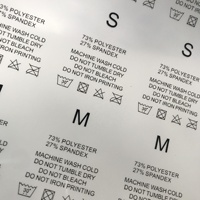 Étiquettes de col en PVC personnalisées, lavables, thermocollantes, pour t-shirts et vêtements, design sans étiquette