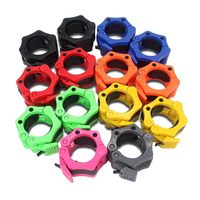 Colliers de serrage rapides pour haltères de 50 mm, antidérapants, à verrouillage, pour barres d'haltérophilie