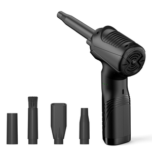 Souffleur d'air sans fil pour le nettoyage, moteur sans balais en plastique noir, haute vitesse, collecteur de poussière monté sur voiture - Product Image 5