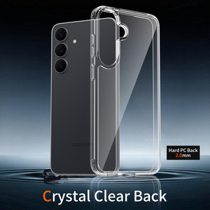Coque de téléphone transparente rigide anti-rayures et antichoc, protection intégrale compatible avec Samsung S26FE S25Ultra S24PLUS - Product Image 1