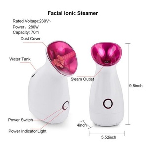 OEM Custom logo Home Use Facial Mist Beauty <b>Machine</b> Face Nano Ionic Face Steamer - Product Image 3
