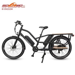 Vélo électrique <span class=keywords><strong>cargo</strong></span> <span class=keywords><strong>compact</strong></span> et léger Sobowo pour les trajets quotidiens, moteur arrière multifonctionnel 48V, batterie 12.8Ah - Product Image 1