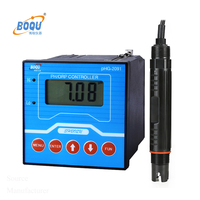 Contrôleur de pH industriel en ligne avec plage de mesure 0,00-14,00 pH, précision 1% FS, sortie 4-20 mA/RS485