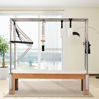 Equipo Profesional para Estudio de Pilates, Mesa de Trapecio Cadillac de Madera de Haya, Fabricante OEM