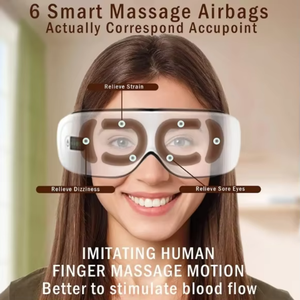2025 New Trends Portable Wireless Eye Care Facial Massager Heated <b>Vibration</b> Eye Massager% - Product Image 5