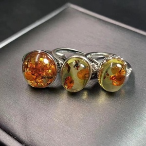 <span class=keywords><strong>Anello</strong></span> in <span class=keywords><strong>Argento</strong></span> Sterling 925 con Cristallo Curativo Spirituale e <span class=keywords><strong>Ambra</strong></span> Dorata Naturale per un Sonno Riposante e Riduzione delle Radiazioni - Product Image 3
