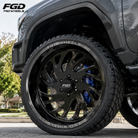 Nouvelles Jantes Forgées FGD de Haute Qualité 20 22 24 26 Pouces pour Camions Ford F-150 RAM1500 2500, Jantes en Alliage d'Aluminium Poli
