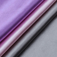 Robe en tissu de satin mat de haute qualité imitation soie doublure tissu de soie tissu de vêtements de couleur unie