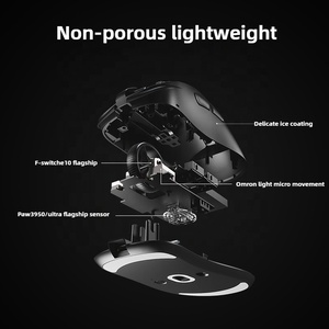 ATK Z1 Series <b>Mouse</b> Lightweight Wireless Dual Mode 2.4G/<b>Wired</b> 500mAh PAW3950 Ultra DPI 42000 Valorant Gaming Right <b>Mouse</b> - Product Image 4