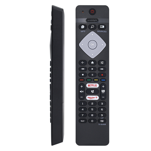 BRC0884301 Plastic AAA Battery Remote Control Replacement for Phil Smart LED LCD TVs 43PUS6504 50PUS6504 50PUS6754 8m-10m Range