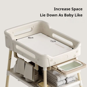 <span class=keywords><strong>Table</strong></span> <span class=keywords><strong>à</strong></span> <span class=keywords><strong>langer</strong></span> multifonctionnelle pour bébé, mobile, <span class=keywords><strong>pliable</strong></span>, 3 en 1, avec <span class=keywords><strong>baignoire</strong></span> pour bébé - Product Image 4