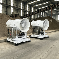 Canon à brouillard mobile anti-poussière en promotion avec portée de pulvérisation de 60 m pour les opérations minières et de carrière