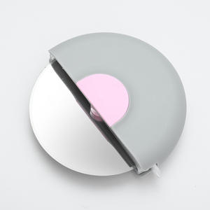 Cortador de Pizza de Acero Inoxidable, Rodillo Redondo de Una Sola Rueda con Tapa para Cortar Pizza Fácilmente, Acero 430, Material PP - Product Image 2