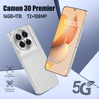 Camon 30 Premier Smartphone 5G 7,3 pouces 16 Go de RAM 1 To de stockage Double SIM Decacore Batterie 8000 mAh Téléphone portable Android 108 MP Global
