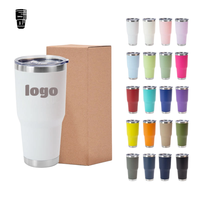 Tasse à café de haute qualité avec logo personnalisé, gobelet isotherme en acier inoxydable de 30 oz, tasse de voyage pour l'extérieur, gobelet à café