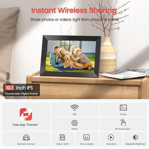 1280x800 IPS màn hình cảm ứng thông minh <span class=keywords><strong>10</strong></span>.1 inch Wifi hình ảnh kỹ thuật số khung 32GB ảnh slideshow tải video từ điện thoại thông qua frameo ứng dụng - Product Image 2