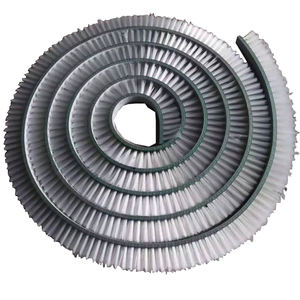 Brosse en nylon plate flexible <span class=keywords><strong>de</strong></span> bande <span class=keywords><strong>de</strong></span> convoyeur <span class=keywords><strong>de</strong></span> poulies d'entraînement normalisées pour l'industrie <span class=keywords><strong>textile</strong></span> - Product Image 1
