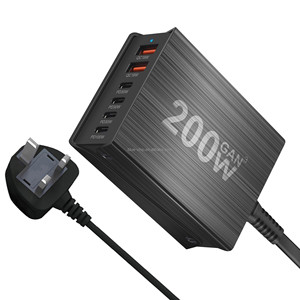 Ponsel Multifungsi, Port harga grosir perjalanan colokan Universal Usb dan dinding Tipe C pengisian cepat <span class=keywords><strong>Laptop</strong></span> 200W Gan pengisi daya