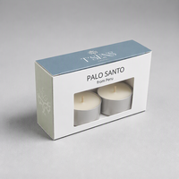 Boîte d'emballage en papier couché avec fenêtre pour cosmétiques et bougies, impression de logo personnalisée OEM pour la vente au détail