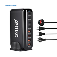 Chargeur GaN 600W Chargeur multifonction PD 500W Chargeur de bureau 320W Adaptateur 440W avec câble