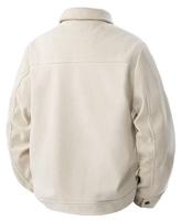 Veste d'hiver de haute qualité pour hommes Design de mode tissu velours côtelé col rabattu prix de gros veste de plein air quotidienne à la mode