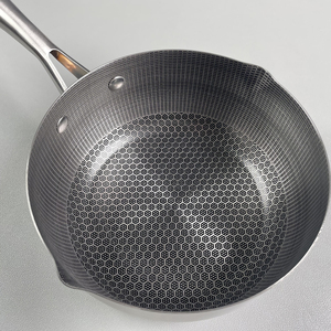 Petek yapışmaz kaplama ile 24cm paslanmaz çelik Yukihira Pan ev mutfak için lüks büyük kapasiteli süt tenceresi tencere - Product Image 5