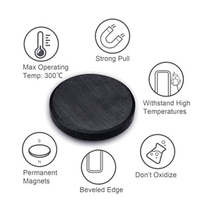 סיטונאי מפעל מגנטים לדיסק ניאודימיום קבועים שחורים חזקים עם ציפוי אפוקסי - Product Image 6