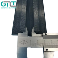 Pièces de rechange pour passerelle d'escalator Mitsubishi : Rail de guidage en nylon, Rail de marche type J C A K, Rail de guidage de main courante, Accessoires de fonctionnement pour ascenseur