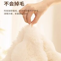Tapis moderne personnalisé en poils de lapin tuftés, doux et épais, en nouveau cachemire pelucheux pour salon, baie vitrée, couloir