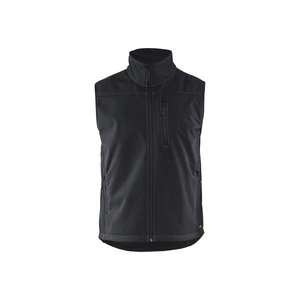 BLAKLADER - 817025159900S Softshell <b>vest</b> <b>Black</b> - EAN 7330509324813 WORK JACKETS SUMMER SOFTSHELL JACKETS - Product Image 1